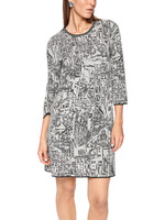 Jurk met city-motief Knitted in Germany