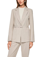 Blazer met strik ceintuur