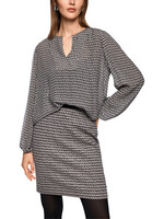 Blouse van viscose met sprinklesprint