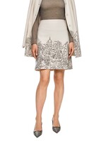 Rok van scheerwol Knitted in Germany