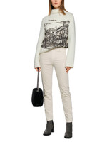 Instapbroek SIENA van fluweel