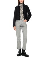 Jeans FORLI met bloemenapplicatie