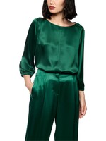 Losse zijden blouse