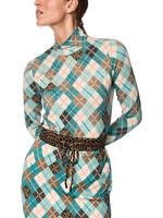 Marccain Sports Getailleerd shirt met lange mouw en col