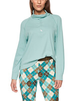 Marccain Sports Shirt met lange mouwen, col en trekkoord