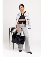 Jacquardjasje met contrasterende details