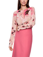Marccain Glam Losvallende blouse van viscose