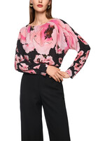 Marccain Glam Losvallende blouse van viscose