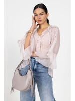 Blouse met volants in bohostijl
