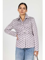 Boxy jasje met tailleriem