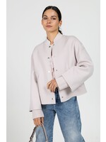 Oversized jas met manchetten