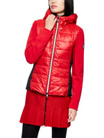 Marccain Sports Jas met imitatiedons en capuchon