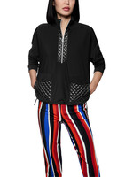 Marccain Sports Sweatshirt met opstaande kraag en zakken