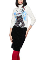 Marccain Sports Shirt met lange mouwen en col