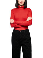 Marccain Sports Shirt met lange mouwen en col