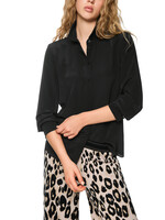 Elegante zijden blouse