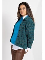 Cardigan met lurex Knitted in Germany