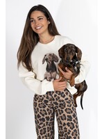 Marccain Sports Sweatshirt met teckelprint