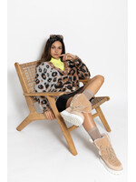 Trui met luipaardprint Knitted in Germany