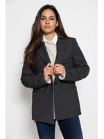 Blazer met strik ceintuur