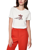 Katoenen shirt met luipaardmotief