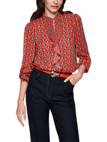 Soepelvallende blouse "Rethink Together"
