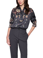 Soepelvallende blouse met paisley-motief