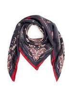 Zijden sjaal met paisleypatroon