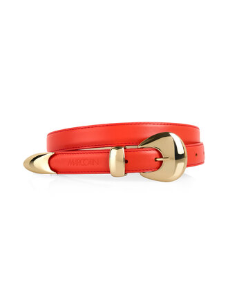 Smalle leren riem