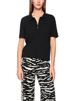 Marccain Sports Gebreid poloshirt “Rethink Together”