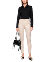 Marccain Pants Slim fit broek SOFIA met taille met logo