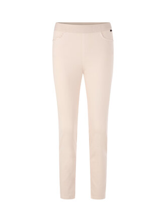 Marccain Pants Slim fit broek SOFIA met taille met logo