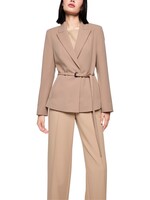 Elegante blazer met tailleriem