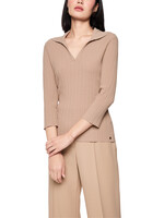 Fijn gebreide trui “Rethink Together”