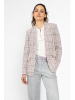 Getailleerde blazer zonder kraag