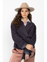 Echt lederen jas "Rethink Together"