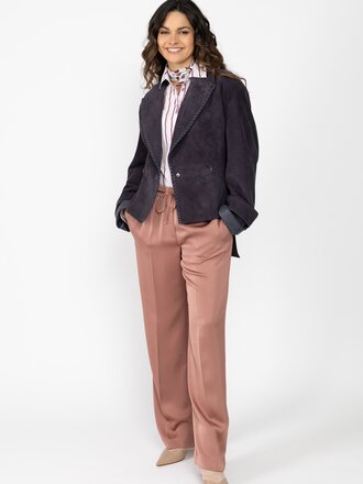 Marccain Pants Wijde broek WASHINGTON met strikband