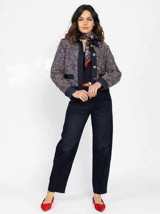 Marccain Pants Jeans RUMA in relaxed fit met O-vorm