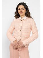 Gebreide tweed cardigan ‘Knitted in Germany’