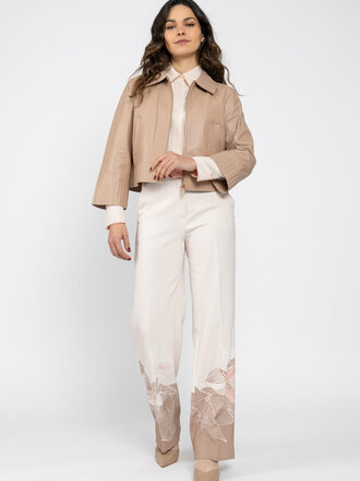 Stoffen broek WUKARI Wide Fit en High Waist