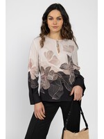 Blouse met bloemenprint “Rethink Together”