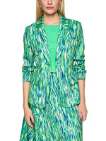 Blazer met twee knopen van scubajersey