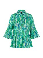 Vrouwelijke blouse met confettiprint