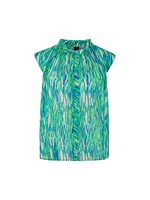 Vrouwelijke top met ruches