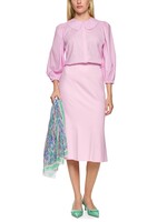 Knielange rok van viscosestretch