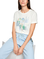 Marccain Sports Losvallend katoenen shirt