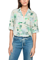 Marccain Sports Bedrukte blouse “Rethink Together”