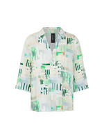 Marccain Sports Bedrukte blouse “Rethink Together”