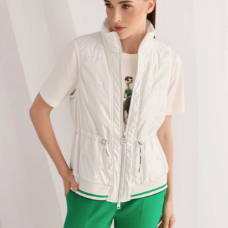 Marccain Sports Gewatteerd vest met hartjesprint