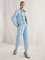 Marccain Sports Paperbag-broek FAQUS met hoge taille